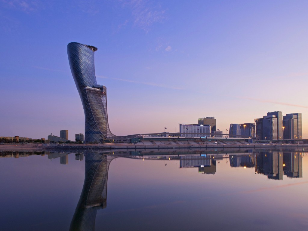 Abu Dhabi Capital Gate Tower