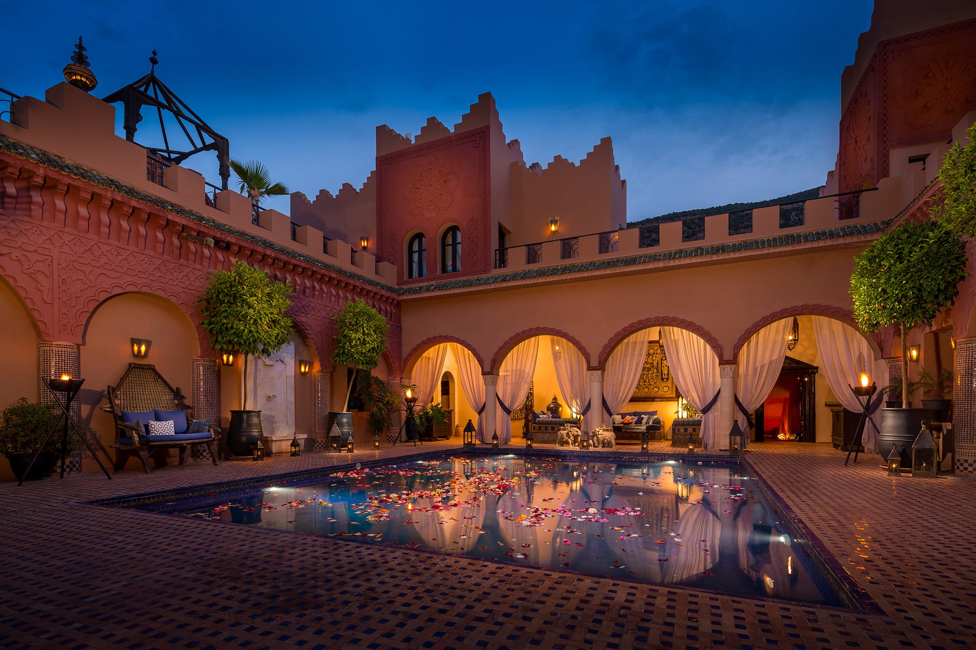 You are currently viewing Sir Richard Branson’s award-winning Moroccan retreat: Kasbah Tamadot with new riads